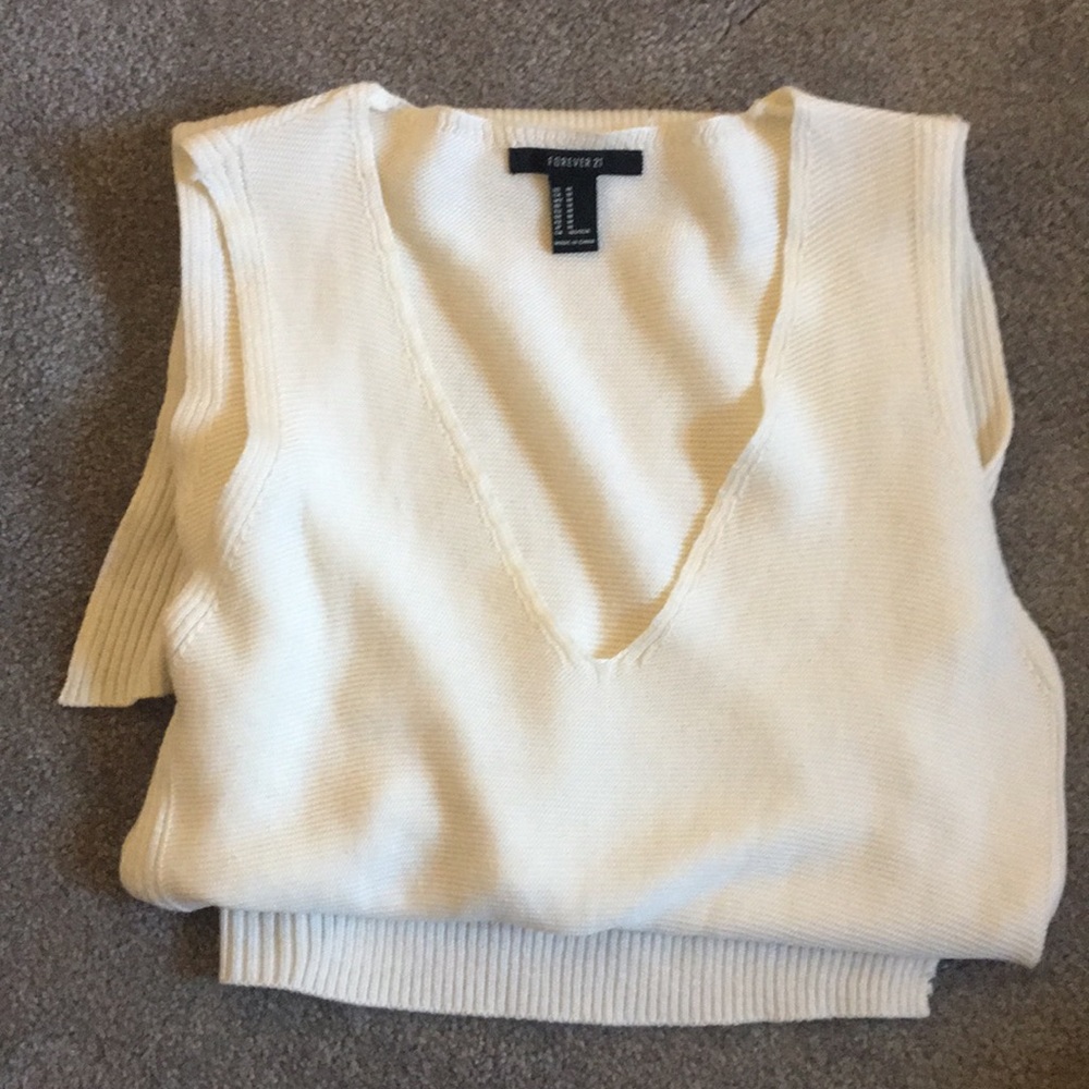 White/Cream Sweater Dress